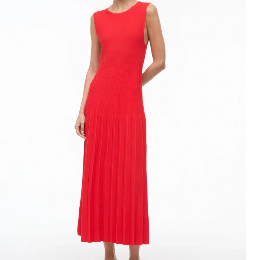 Staud -ELYSE DRESS- Cayenne Large